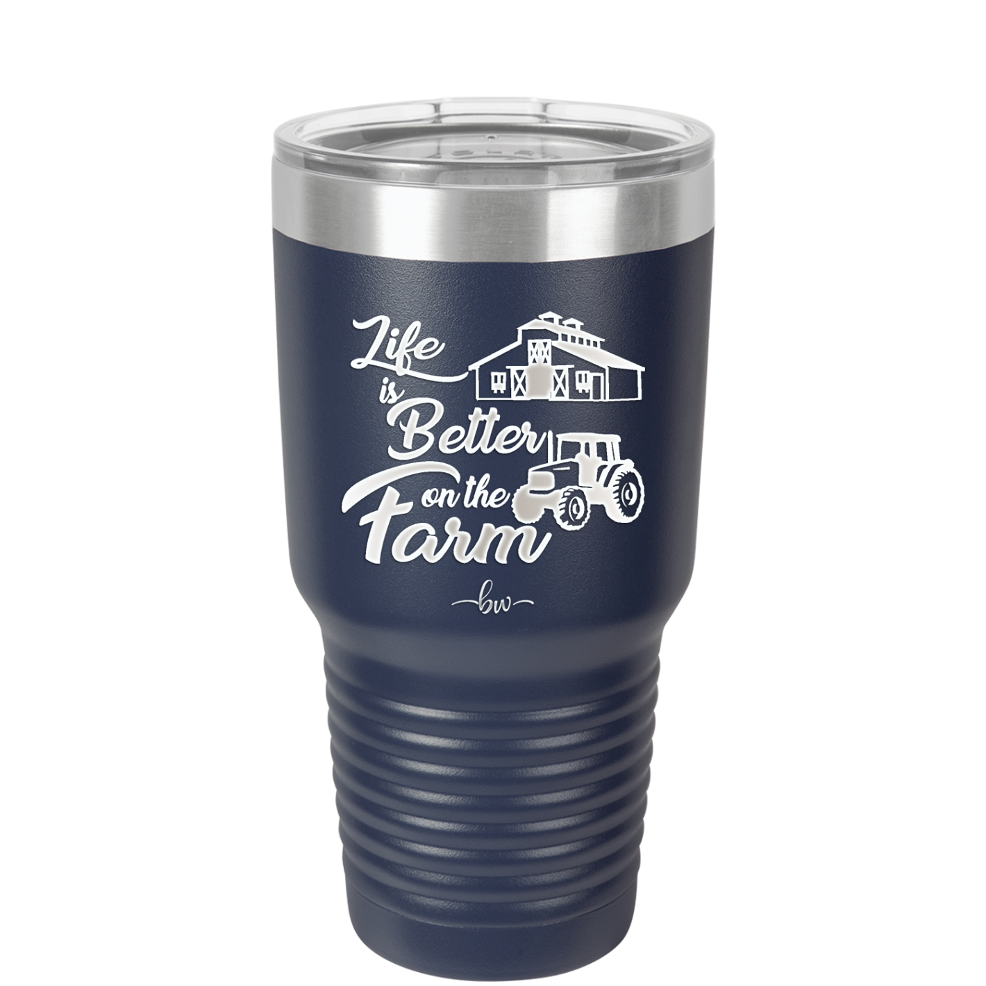 Life is Better on the Farm - Laser Engraved Stainless Steel Drinkware - 1333 -