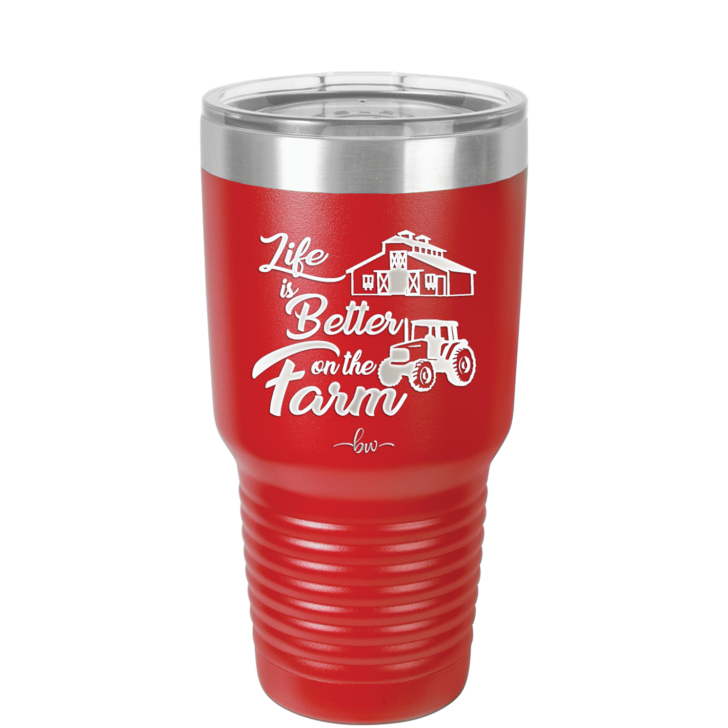 Life is Better on the Farm - Laser Engraved Stainless Steel Drinkware - 1333 -