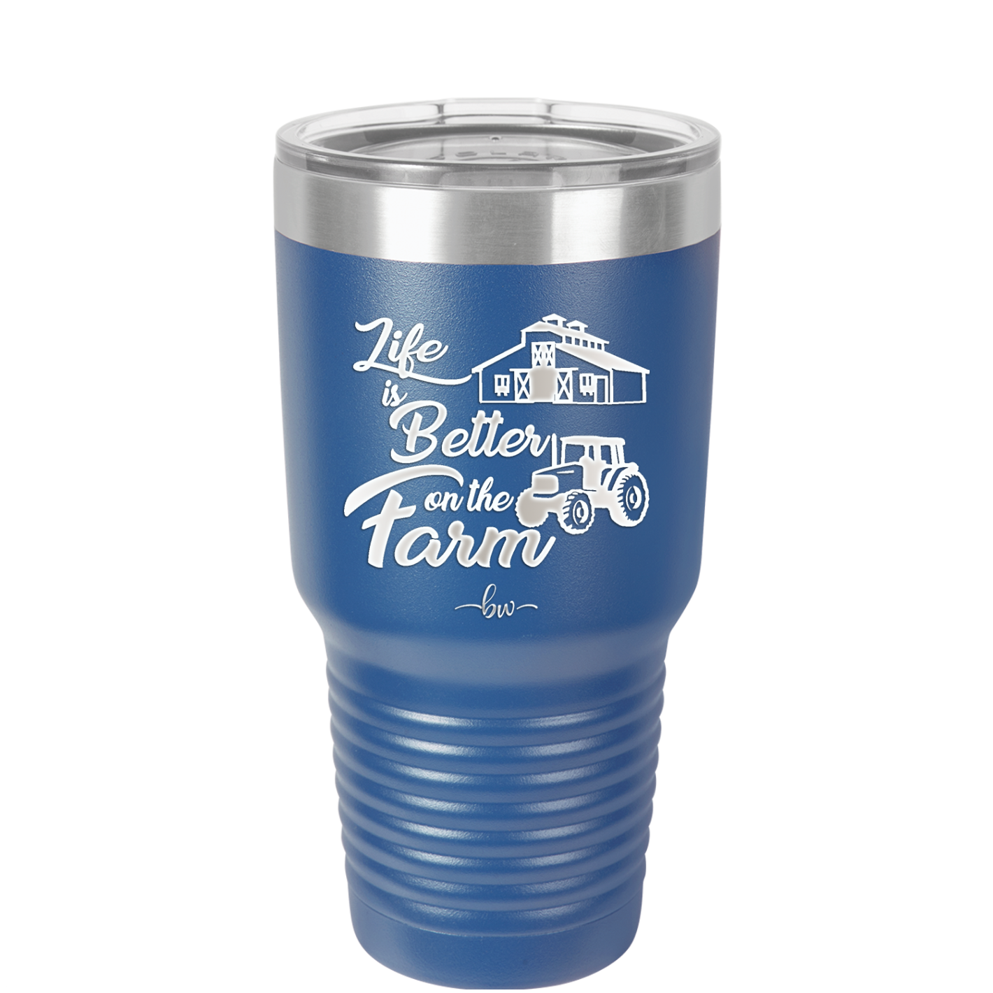 Life is Better on the Farm - Laser Engraved Stainless Steel Drinkware - 1333 -