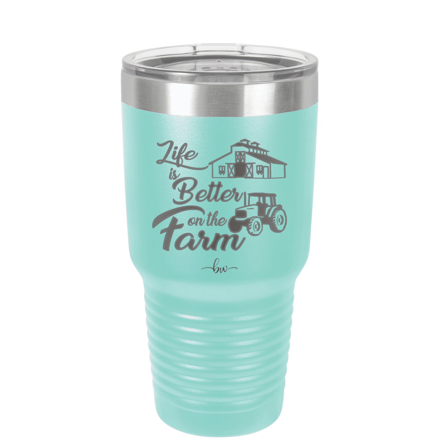Life is Better on the Farm - Laser Engraved Stainless Steel Drinkware - 1333 -