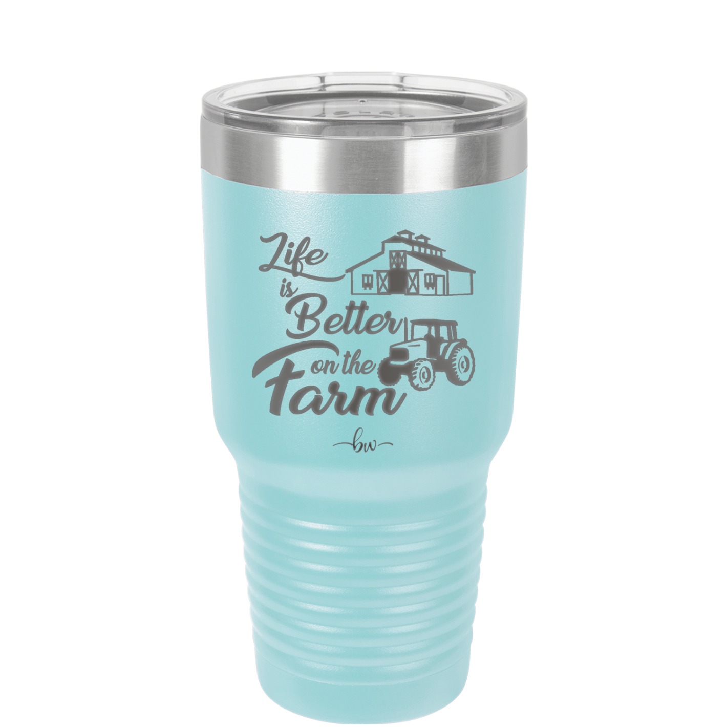 Life is Better on the Farm - Laser Engraved Stainless Steel Drinkware - 1333 -