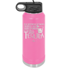 The Difference Between Tequila and Your Opinion is I Actually Want Tequila - Laser Engraved Stainless Steel Drinkware - 1342 -
