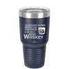The Difference Between Whiskey and Your Opinion is I Actually Want Whiskey - Laser Engraved Stainless Steel Drinkware - 1343 -