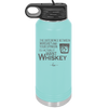 The Difference Between Whiskey and Your Opinion is I Actually Want Whiskey - Laser Engraved Stainless Steel Drinkware - 1343 -