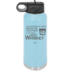 The Difference Between Whiskey and Your Opinion is I Actually Want Whiskey - Laser Engraved Stainless Steel Drinkware - 1343 -