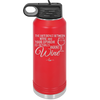 The Difference Between Wine and Your Opinion is I Actually Want Wine - Laser Engraved Stainless Steel Drinkware - 1345 -