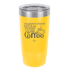 The Difference Between Coffee and Your Opinion is I Actually Want Coffee - Laser Engraved Stainless Steel Drinkware - 1346 -