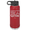 The Difference Between Coffee and Your Opinion is I Actually Want Coffee - Laser Engraved Stainless Steel Drinkware - 1346 -