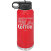 The Difference Between Coffee and Your Opinion is I Actually Want Coffee - Laser Engraved Stainless Steel Drinkware - 1346 -