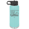 The Difference Between Coffee and Your Opinion is I Actually Want Coffee - Laser Engraved Stainless Steel Drinkware - 1346 -
