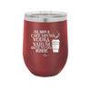 I'll Have A Cafe Mocha Vodka Valium Latte to Go Please - Laser Engraved Stainless Steel Drinkware - 1347 -