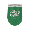 Sip Happens - Laser Engraved Stainless Steel Drinkware - 1348 -
