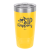 Sip Happens - Laser Engraved Stainless Steel Drinkware - 1348 -