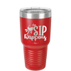 Sip Happens - Laser Engraved Stainless Steel Drinkware - 1348 -