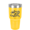 Sip Happens - Laser Engraved Stainless Steel Drinkware - 1348 -
