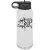 Sip Happens - Laser Engraved Stainless Steel Drinkware - 1348 -