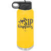 Sip Happens - Laser Engraved Stainless Steel Drinkware - 1348 -