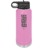Eff You See Kay Why Oh You 2 - Laser Engraved Stainless Steel Drinkware - 1352 -