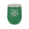 I Am Unable to Quit As I Am Currently Too Legit 1 - Laser Engraved Stainless Steel Drinkware - 1361 -