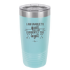 I Am Unable to Quit As I Am Currently Too Legit 1 - Laser Engraved Stainless Steel Drinkware - 1361 -