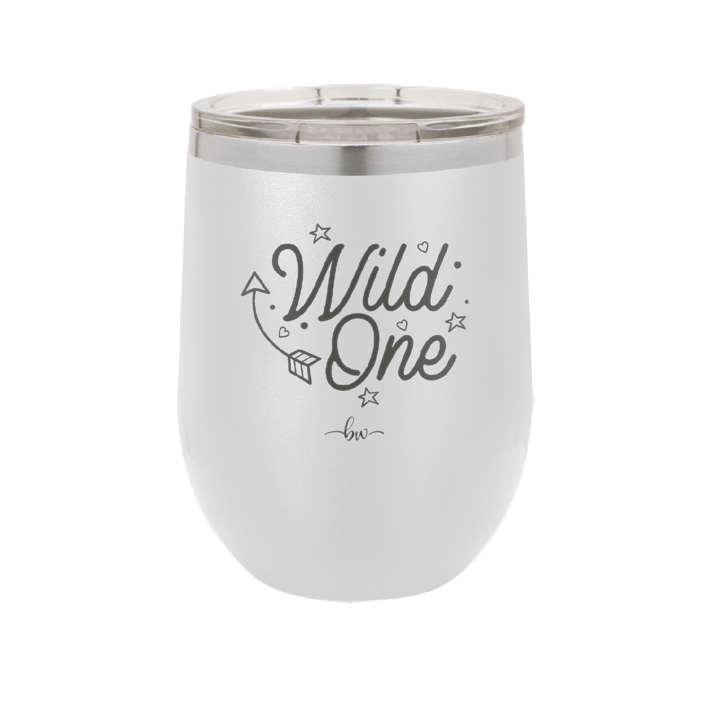 Wild One - Laser Engraved Stainless Steel Drinkware - 1366 -