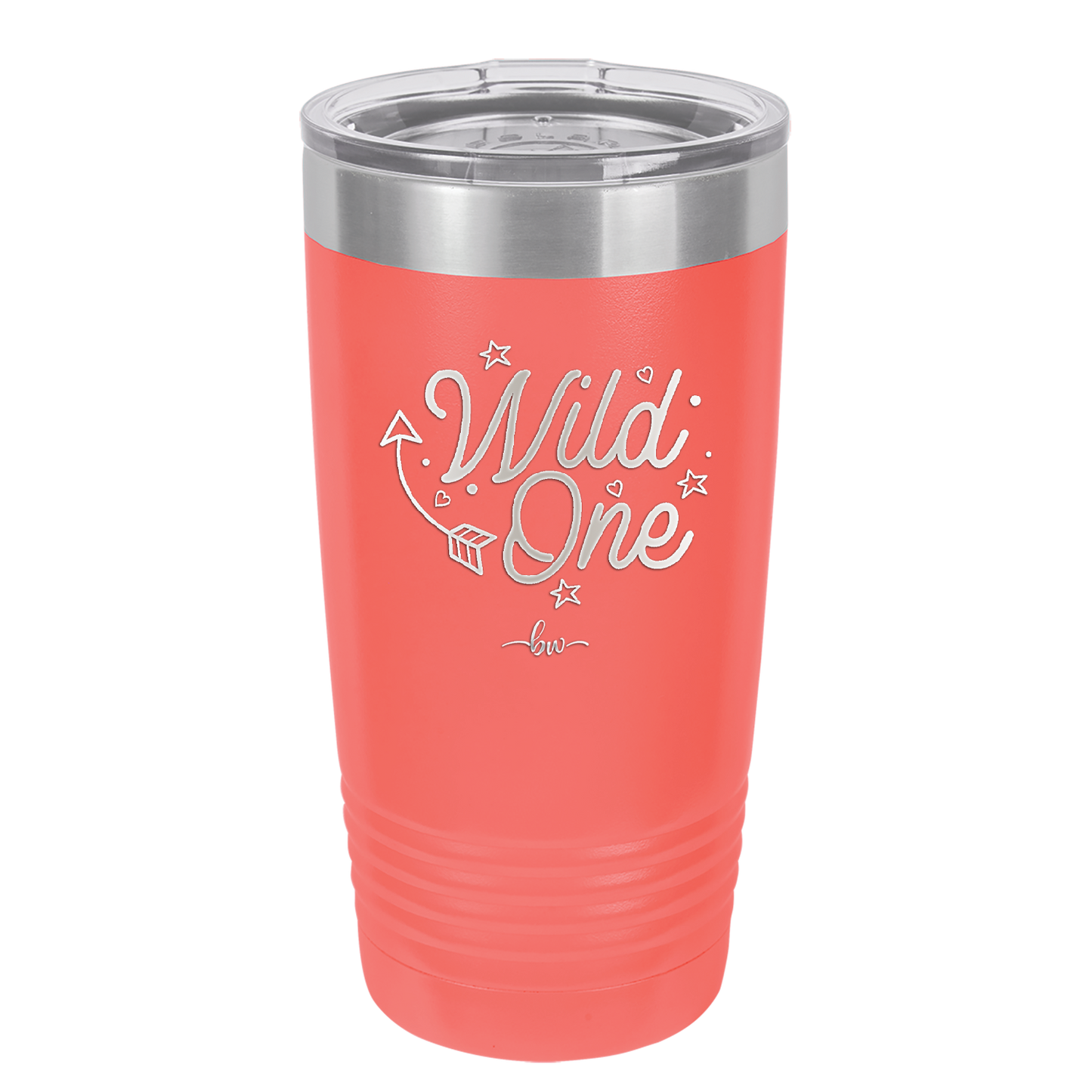 Wild One - Laser Engraved Stainless Steel Drinkware - 1366 -