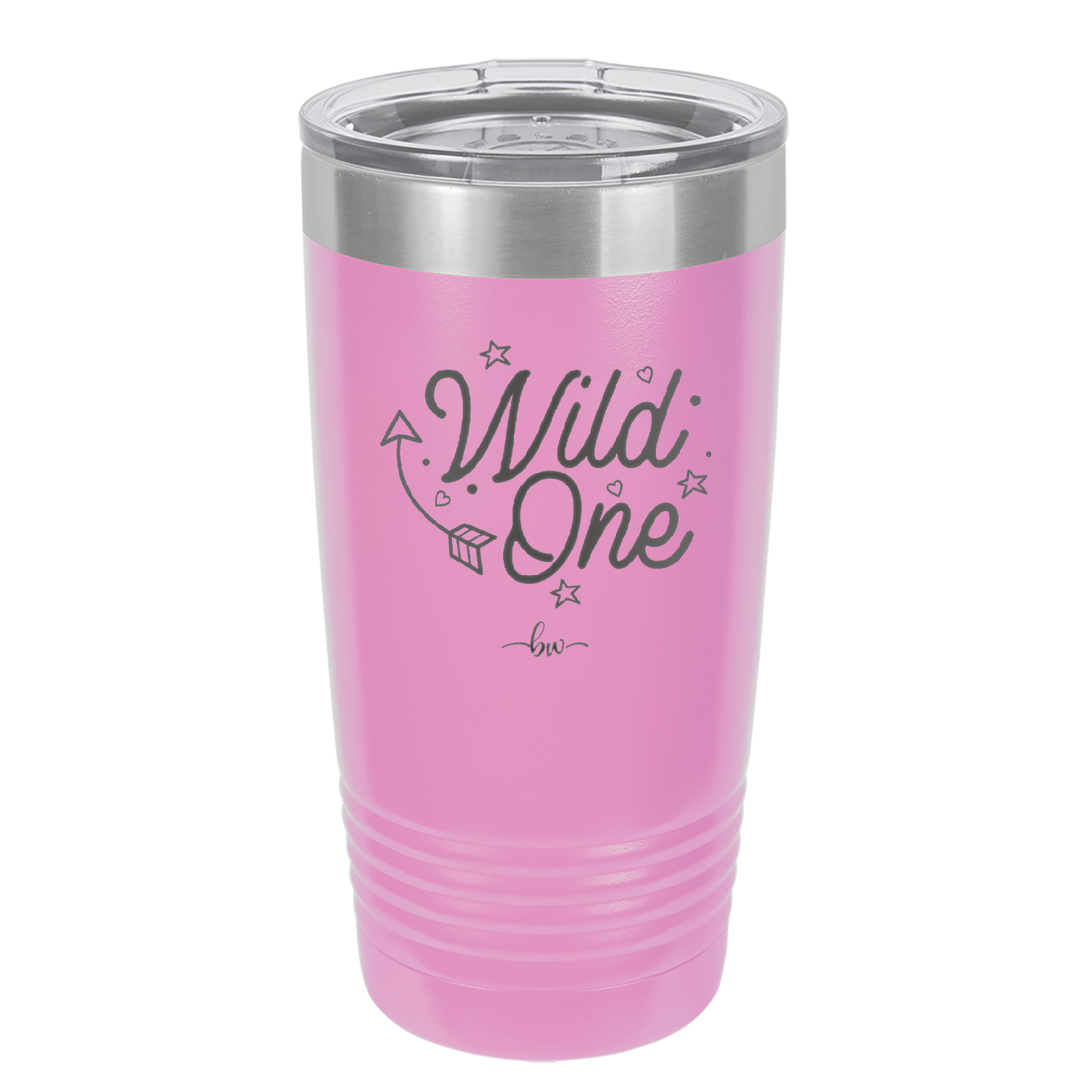 Wild One - Laser Engraved Stainless Steel Drinkware - 1366 -
