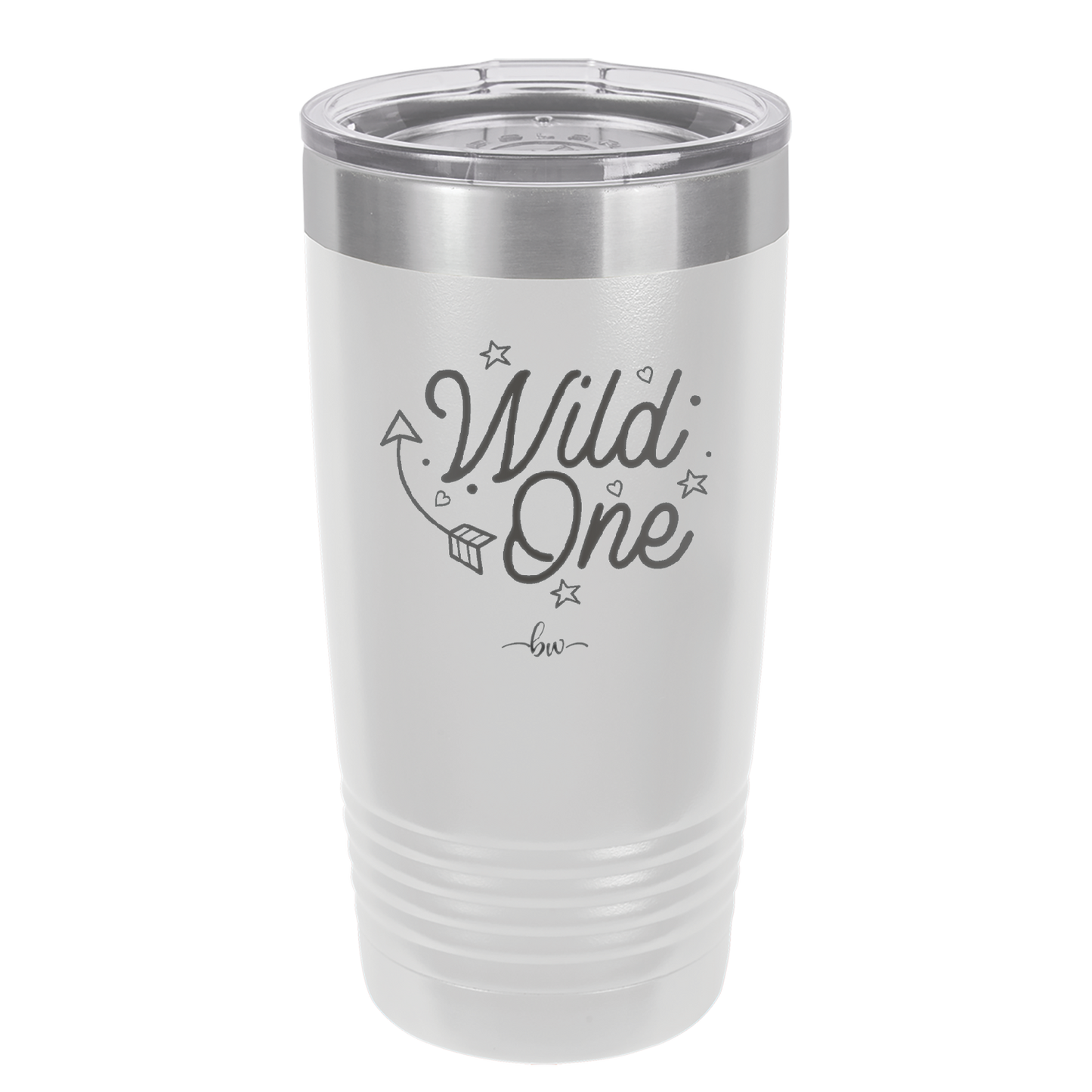 Wild One - Laser Engraved Stainless Steel Drinkware - 1366 -