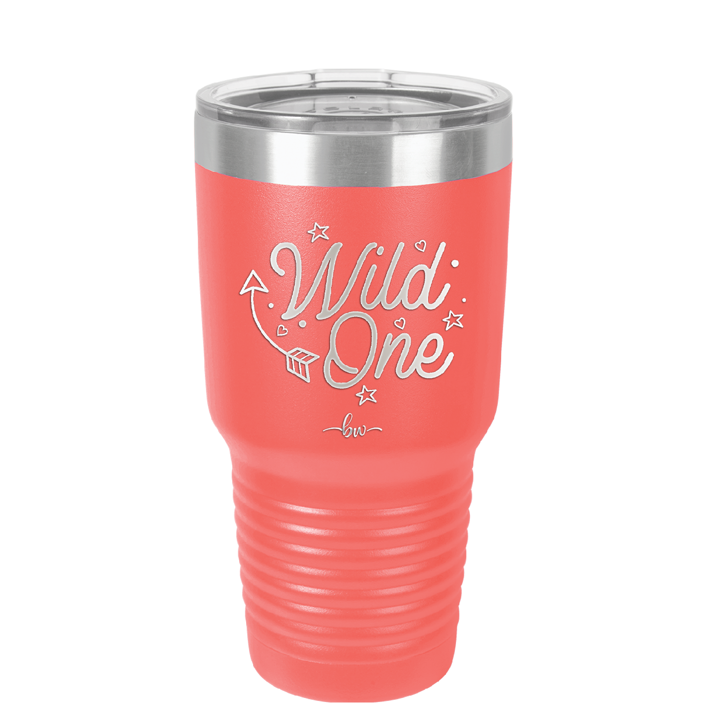 Wild One - Laser Engraved Stainless Steel Drinkware - 1366 -