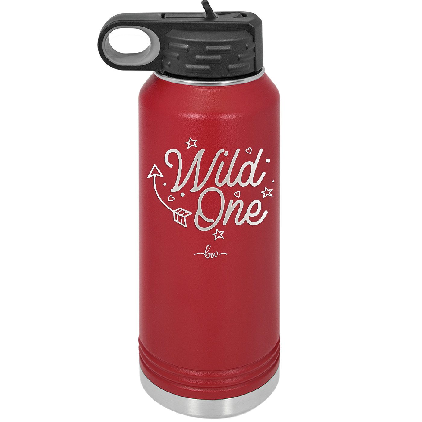 Wild One - Laser Engraved Stainless Steel Drinkware - 1366 -
