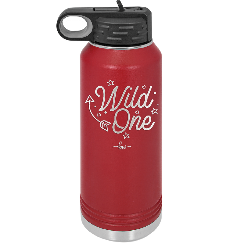 Wild One - Laser Engraved Stainless Steel Drinkware - 1366 -