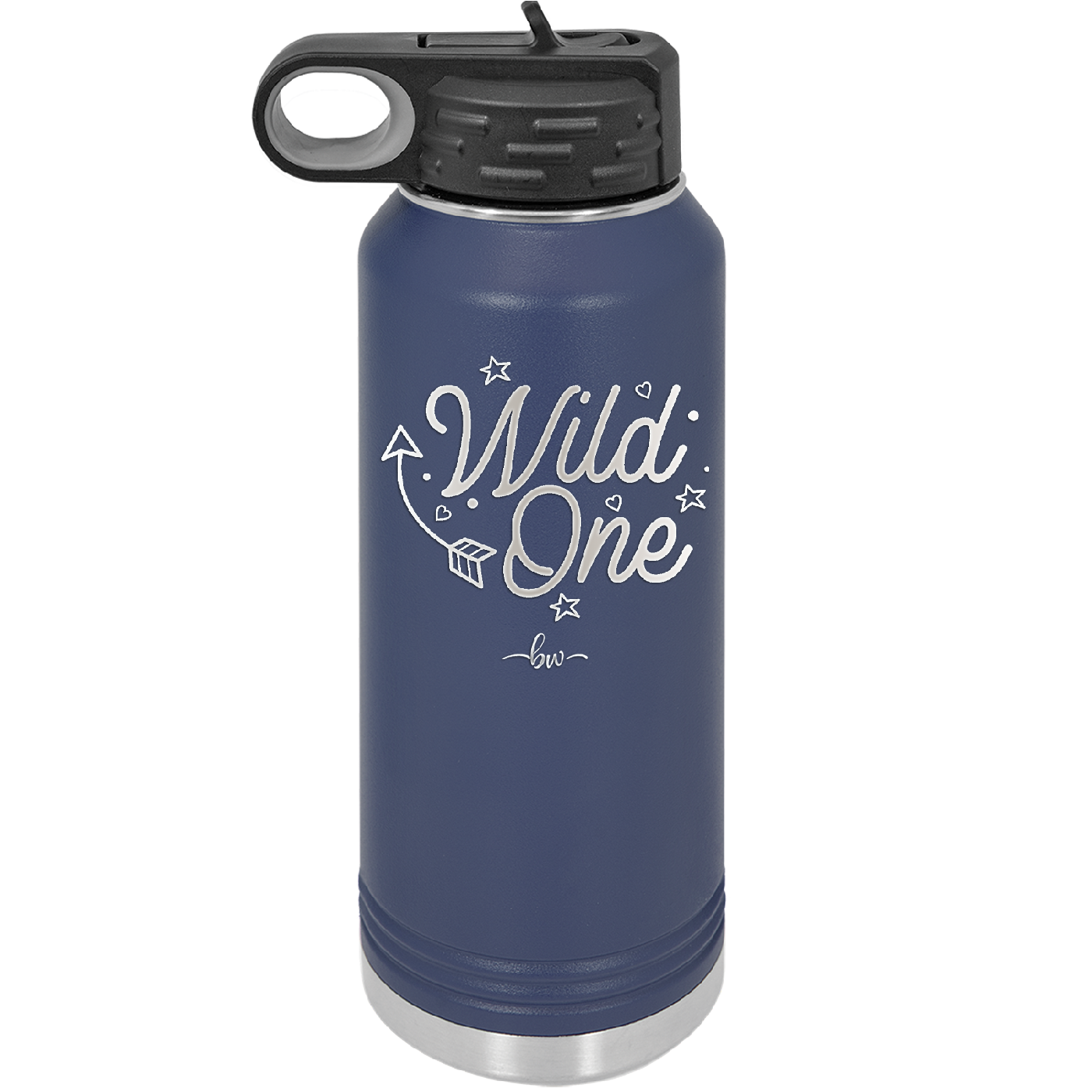 Wild One - Laser Engraved Stainless Steel Drinkware - 1366 -