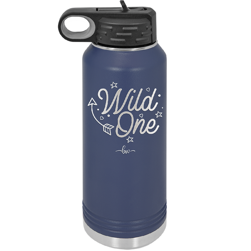 Wild One - Laser Engraved Stainless Steel Drinkware - 1366 -