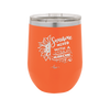 Sunshine Mixed with a Little Hurricane - Laser Engraved Stainless Steel Drinkware - 1370 -