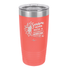 Sunshine Mixed with a Little Hurricane - Laser Engraved Stainless Steel Drinkware - 1370 -