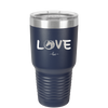 Love Horse Head - Laser Engraved Stainless Steel Drinkware - 1374 -