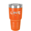 Love Horse Head - Laser Engraved Stainless Steel Drinkware - 1374 -