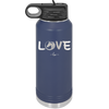 Love Horse Head - Laser Engraved Stainless Steel Drinkware - 1374 -