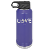 Love Horse Head - Laser Engraved Stainless Steel Drinkware - 1374 -