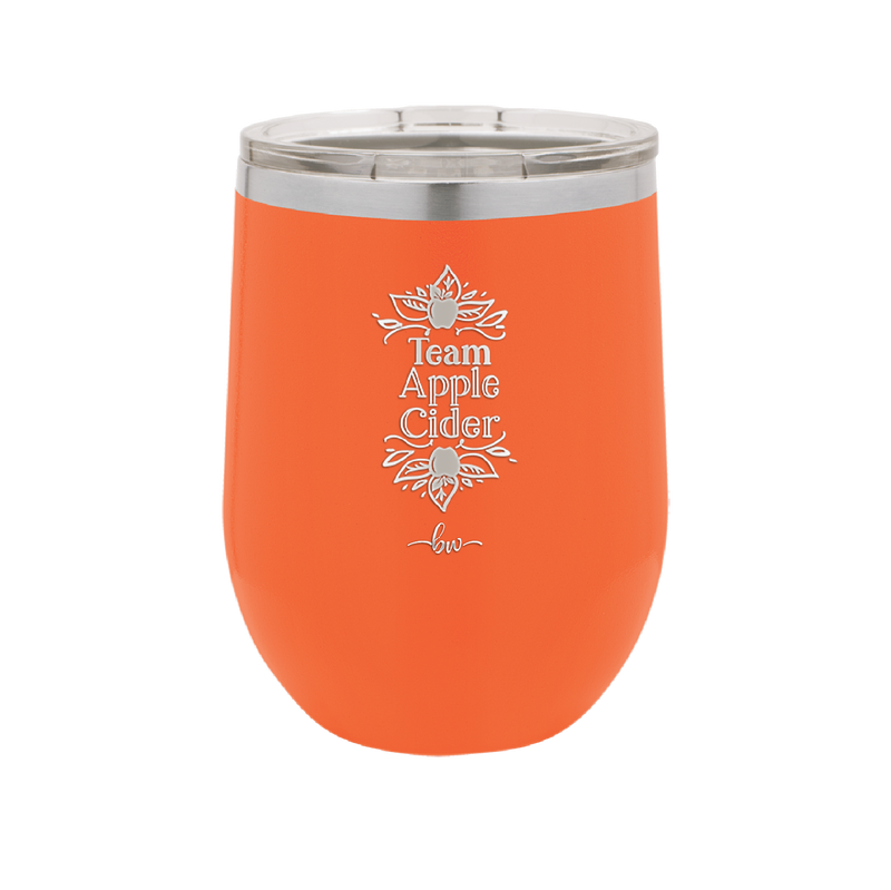 Team Apple Cider - Laser Engraved Stainless Steel Drinkware - 1378 -
