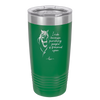 I Ride Because Punching People is Frowned Upon - Laser Engraved Stainless Steel Drinkware - 1382 -