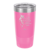 I Ride Because Punching People is Frowned Upon - Laser Engraved Stainless Steel Drinkware - 1382 -