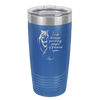 I Ride Because Punching People is Frowned Upon - Laser Engraved Stainless Steel Drinkware - 1382 -