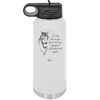 I Ride Because Punching People is Frowned Upon - Laser Engraved Stainless Steel Drinkware - 1382 -