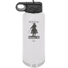 When Life Gets Tough Cowboy Up - Laser Engraved Stainless Steel Drinkware - 1385 -