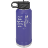 Yes I'm Single If You Don't Count My Horse - Laser Engraved Stainless Steel Drinkware - 1387 -