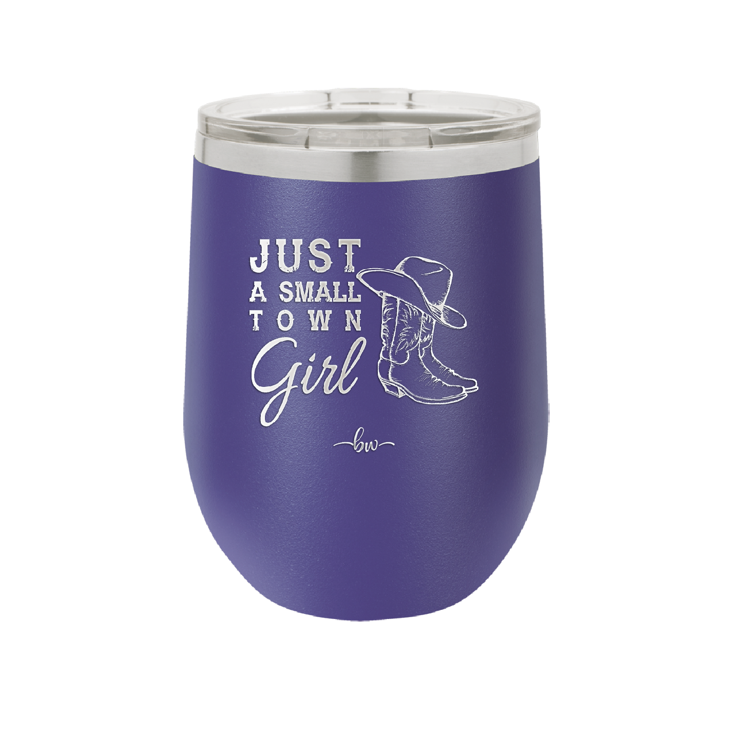 Just a Small Town Girl - Laser Engraved Stainless Steel Drinkware - 1391 -