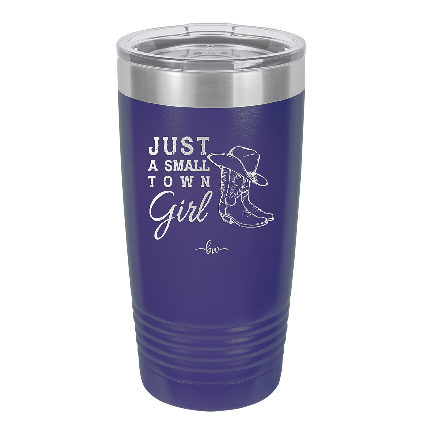 Just a Small Town Girl - Laser Engraved Stainless Steel Drinkware - 1391 -