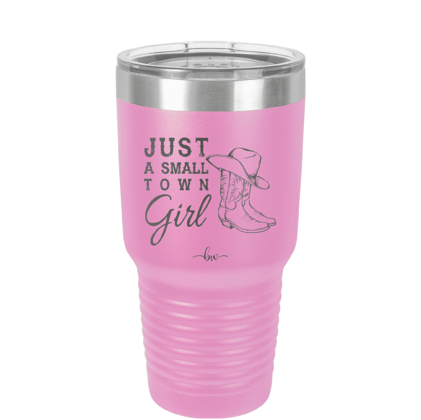 Just a Small Town Girl - Laser Engraved Stainless Steel Drinkware - 1391 -
