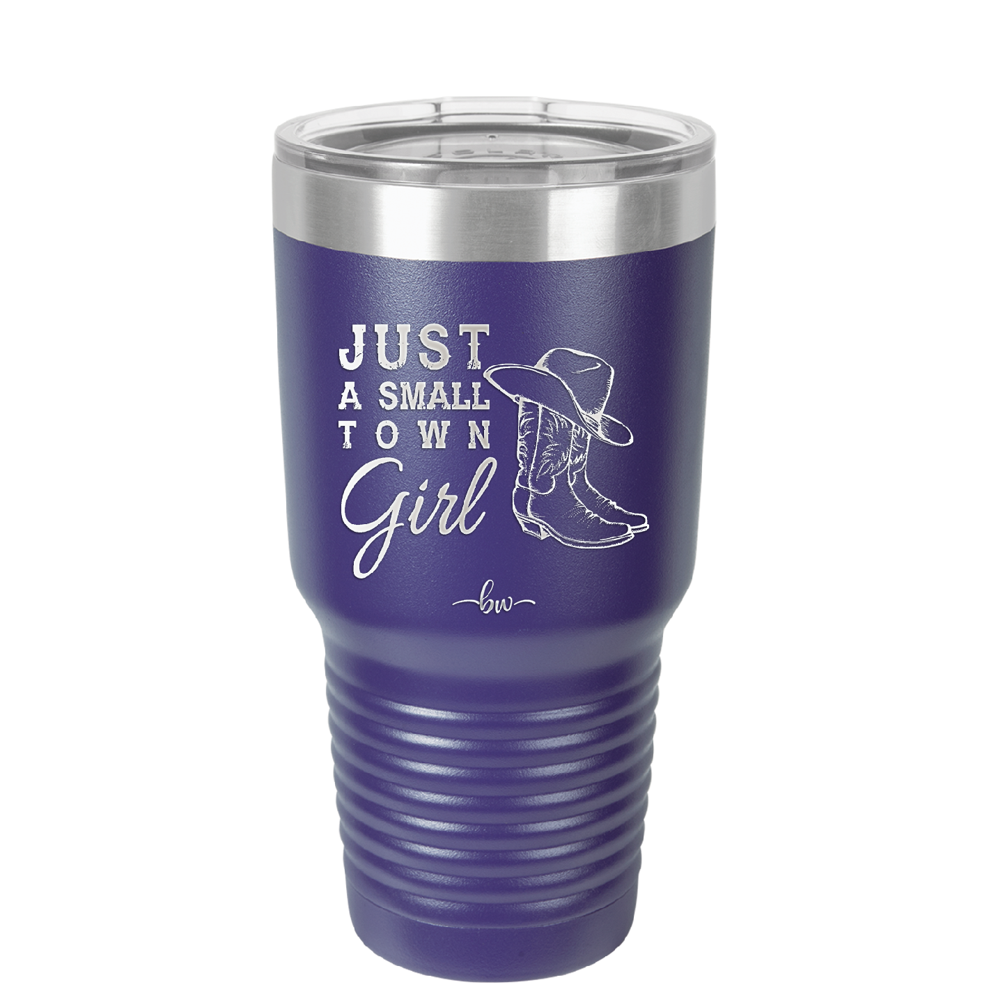 Just a Small Town Girl - Laser Engraved Stainless Steel Drinkware - 1391 -